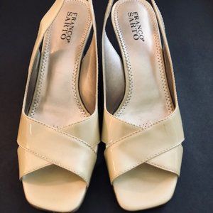 Franco Sarto Patent Leather Slingback Shoes 10M